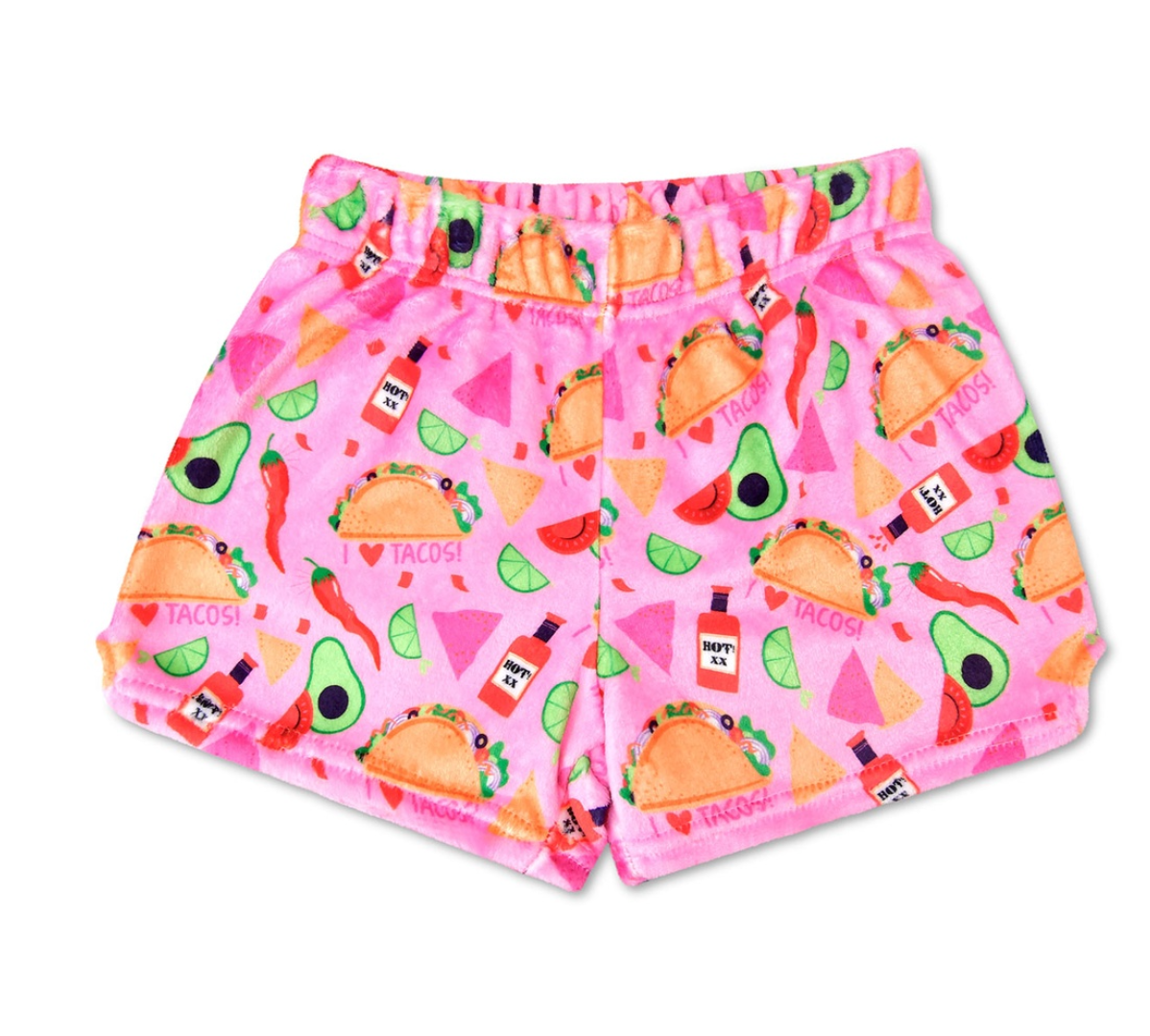 Taco Love Plush Shorts