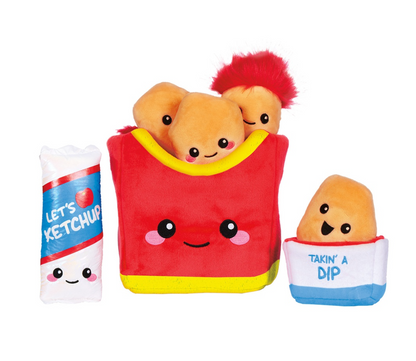 Chicken Nuggets Furry and Fleece Plush