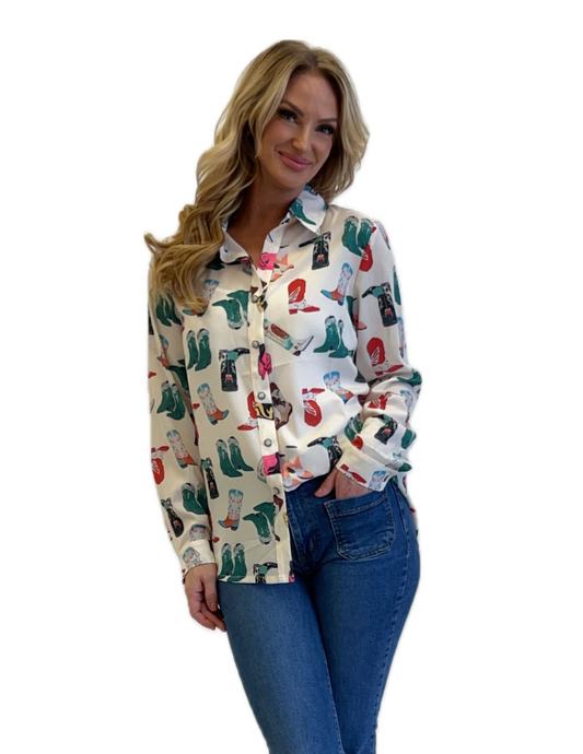 Button‑Up Boots Shirt