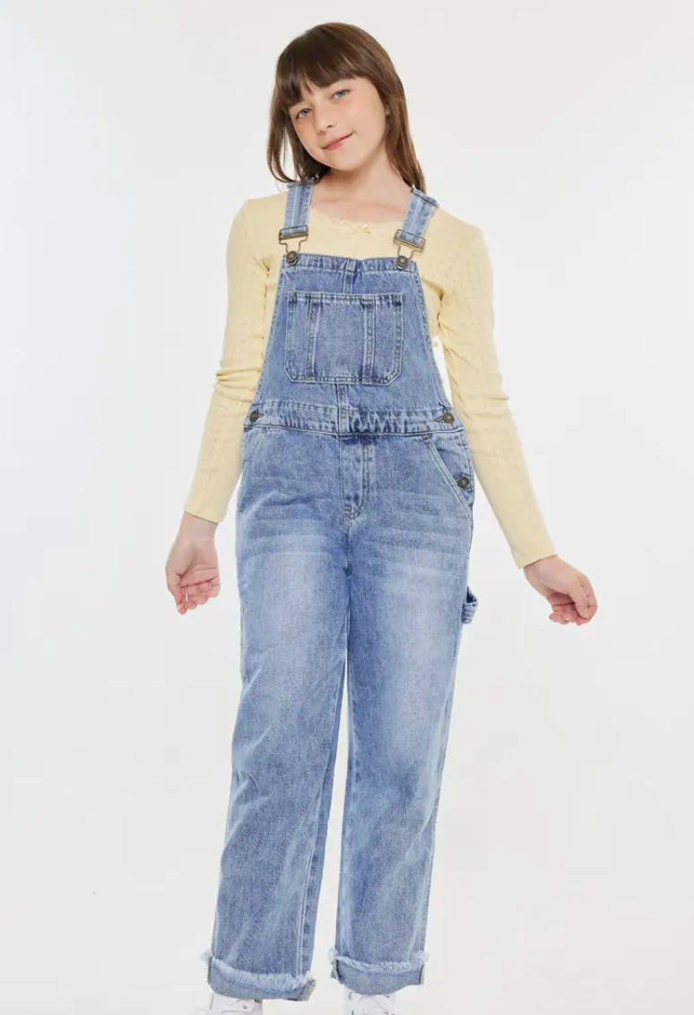 Youth Relaxed Tapered Overalls