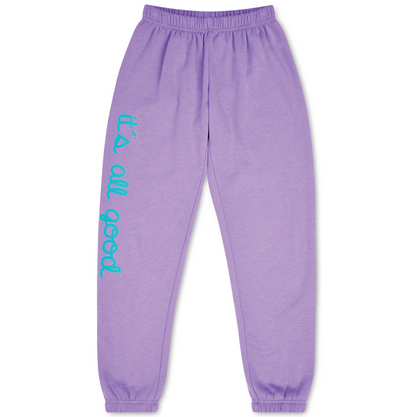 All Good Vivid Violet Basic Sweatpants