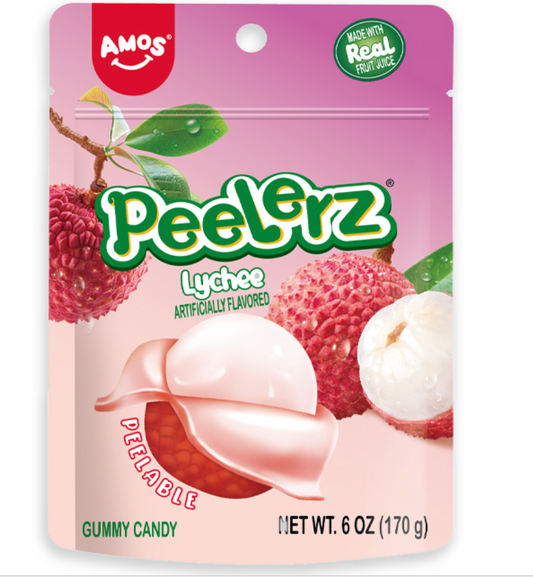 Lychee Amos Peelerz Gummy Peg Bag