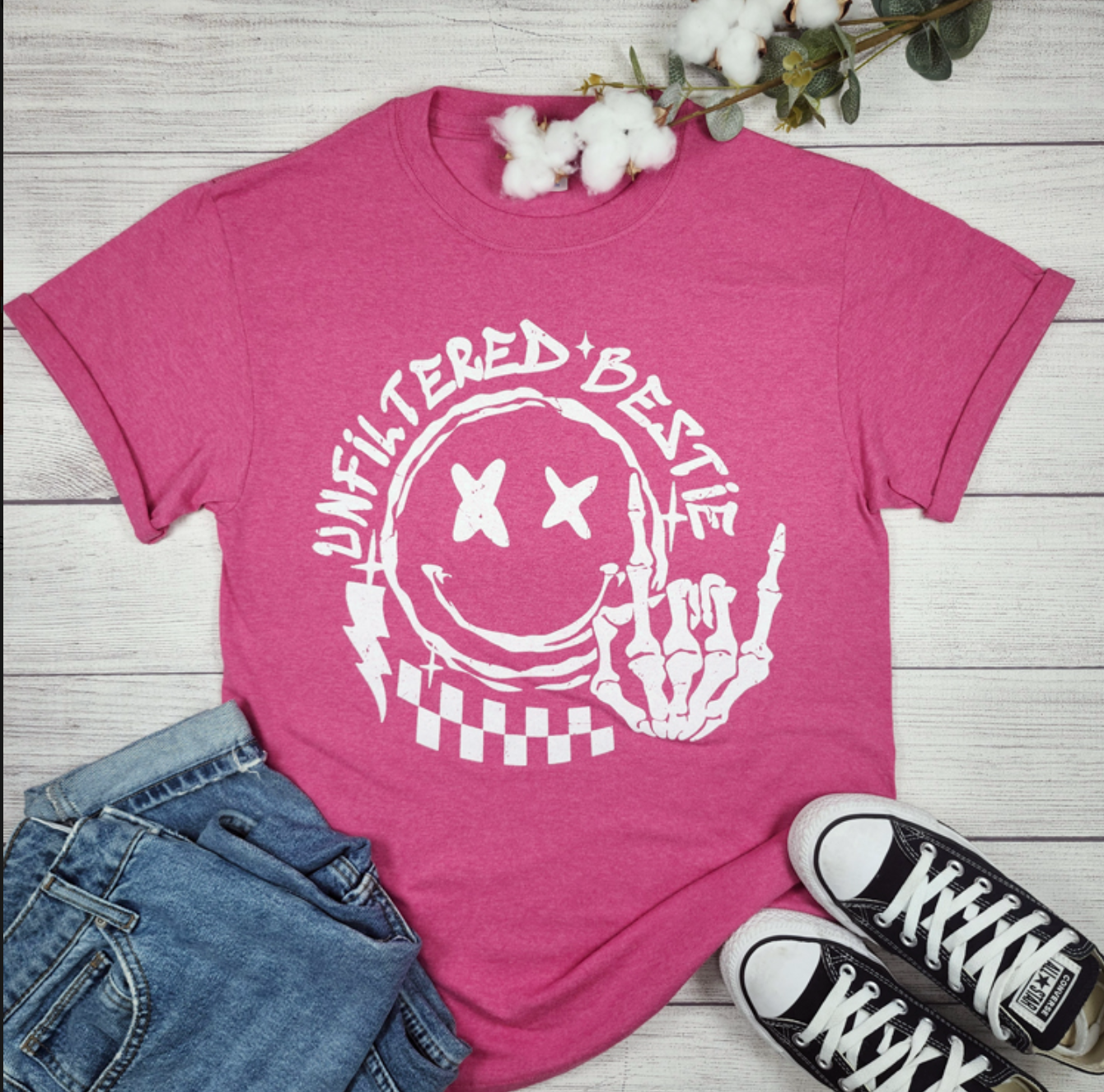 Unfiltered Bestie Tee
