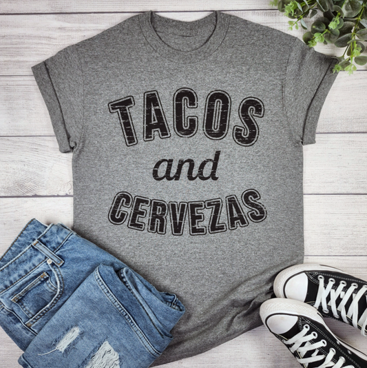Tacos and Cervezas Tee