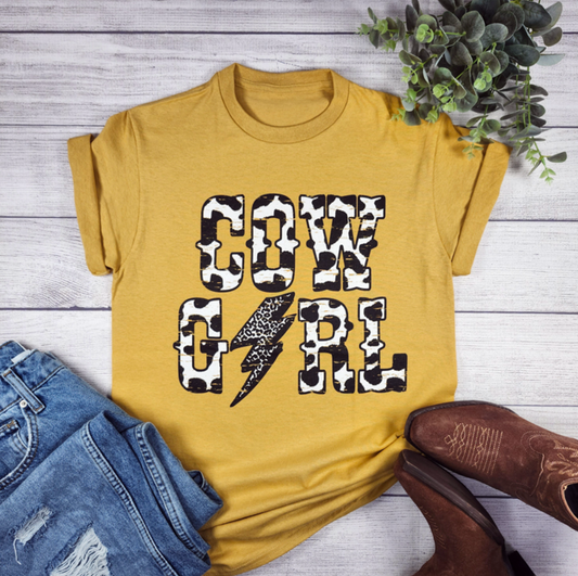 Cowgirl Lighting Tee