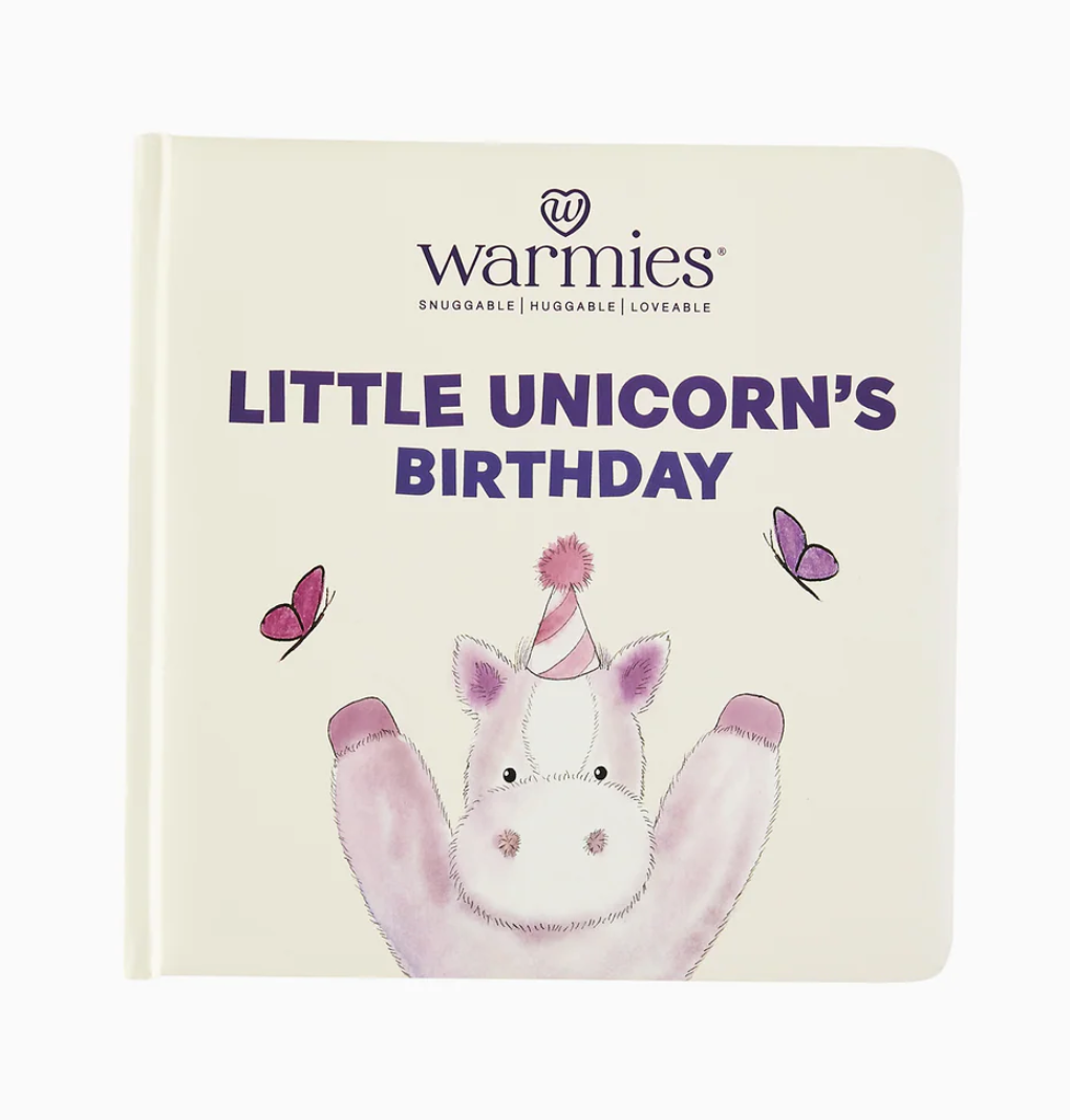 Little Unicorn's Birthday Warmies Book