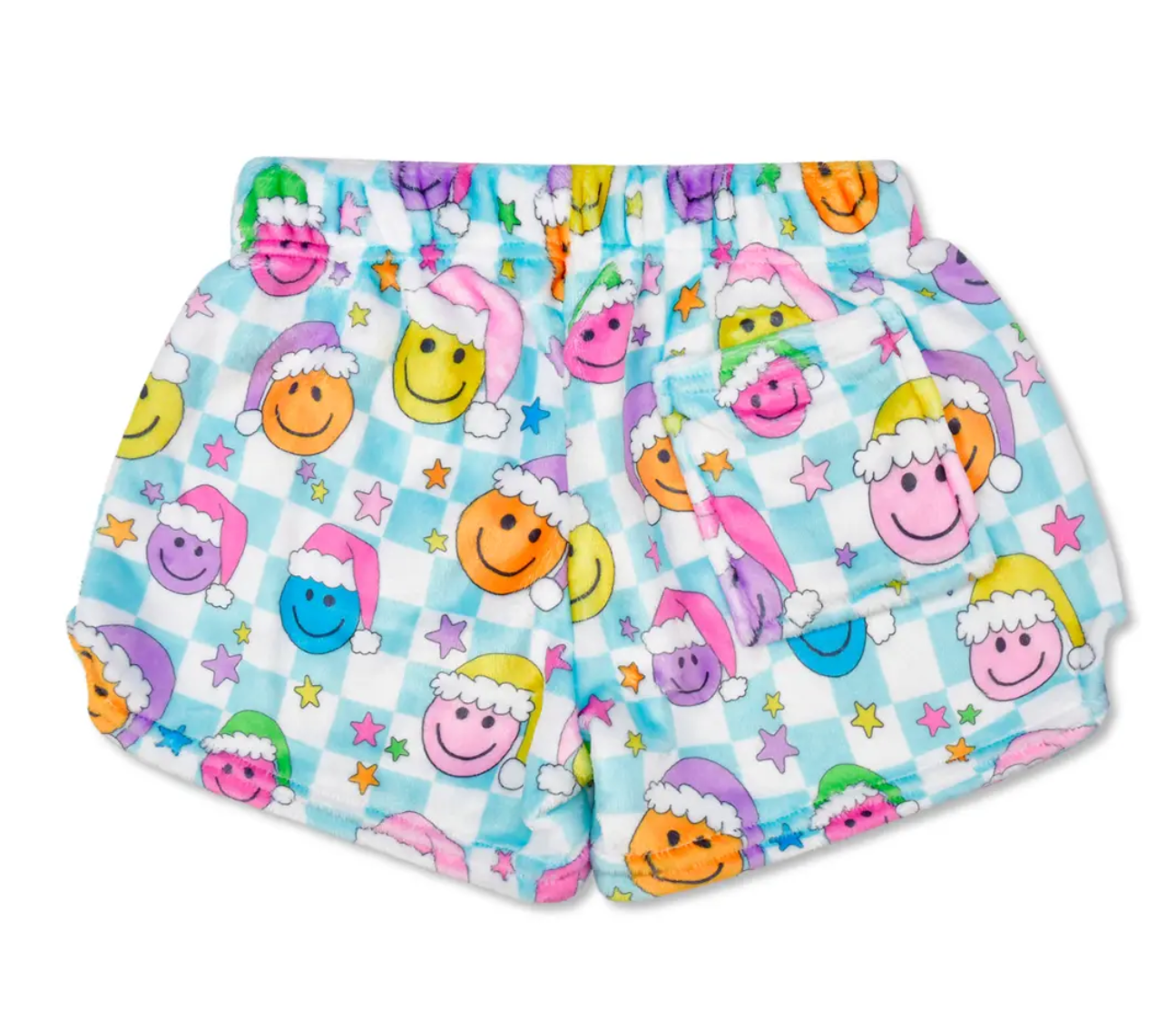 Happy Santa Plush Shorts
