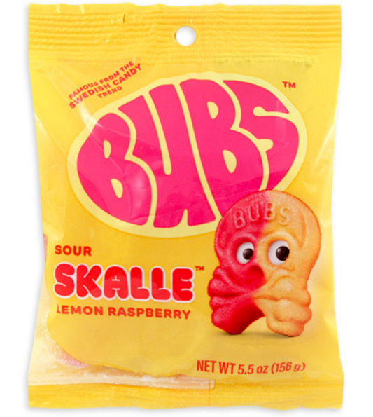 Bubs Sweet Skalle Lemon Raspberry