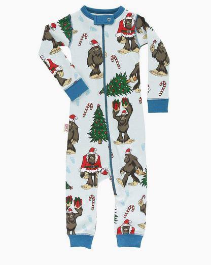 Bigfoot Christmas Infant Unionsuit