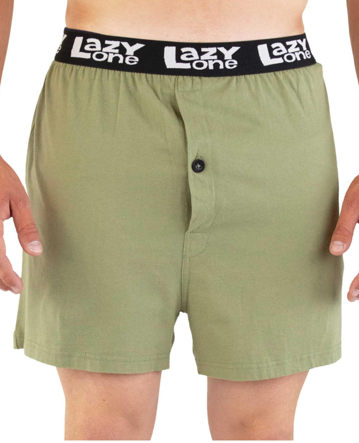 Going Commando Men's Funny Bear Boxer