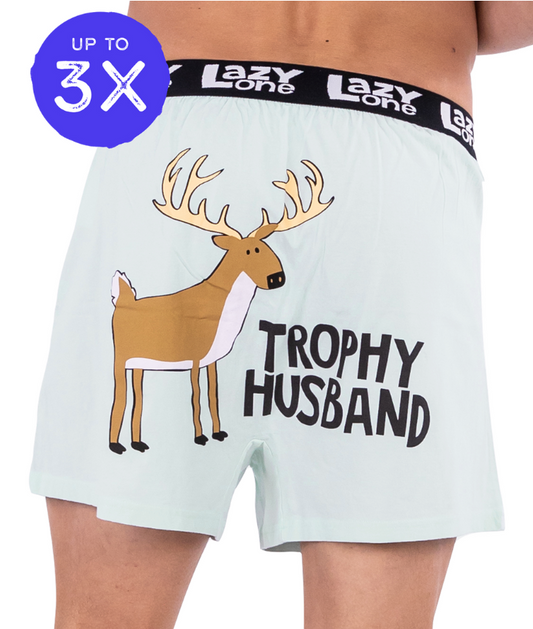 Trophy Husband Men's Funny Boxer