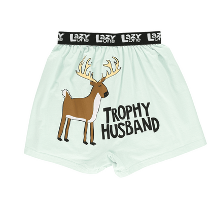 Trophy Husband Men's Funny Boxer