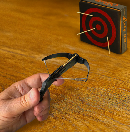 Mini Crossbow Toothpick Launcher