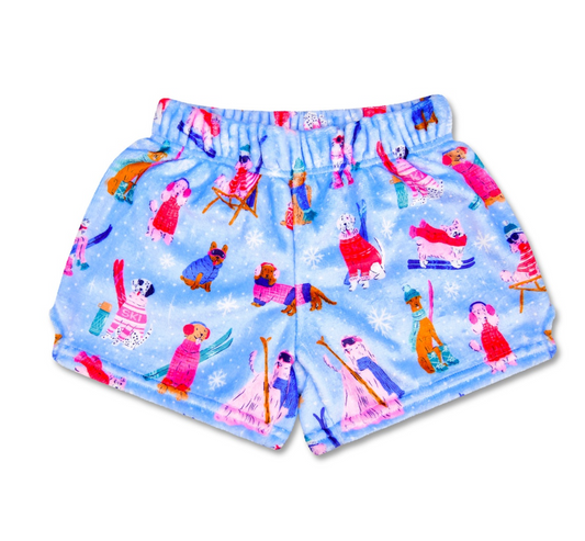 Ski Dogs Plush Shorts