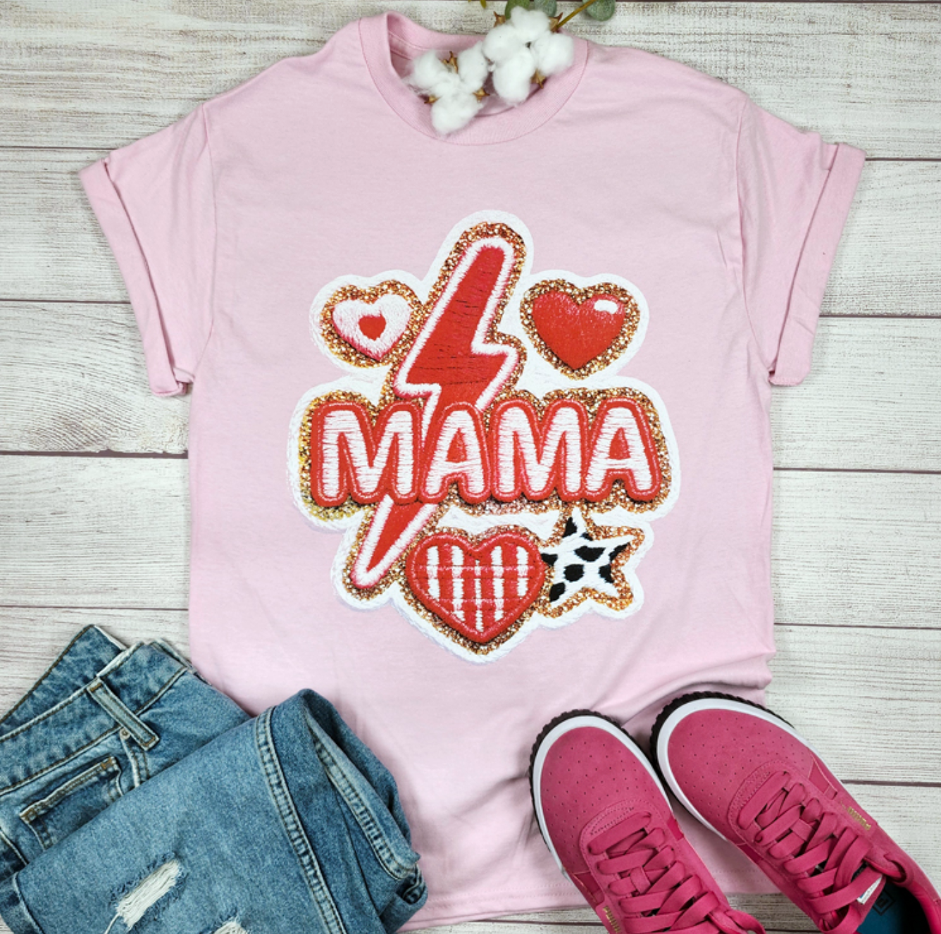 Mama Valentine's Day Tee