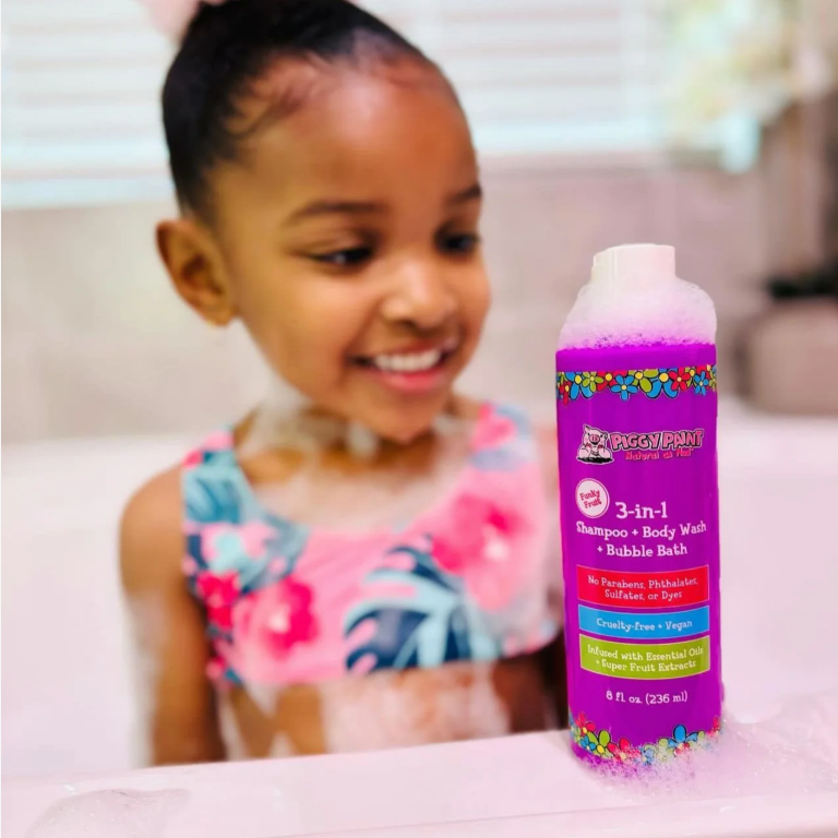 3-in-1 Shampoo + Body Wash + Bubble Bath by Piggy Paint