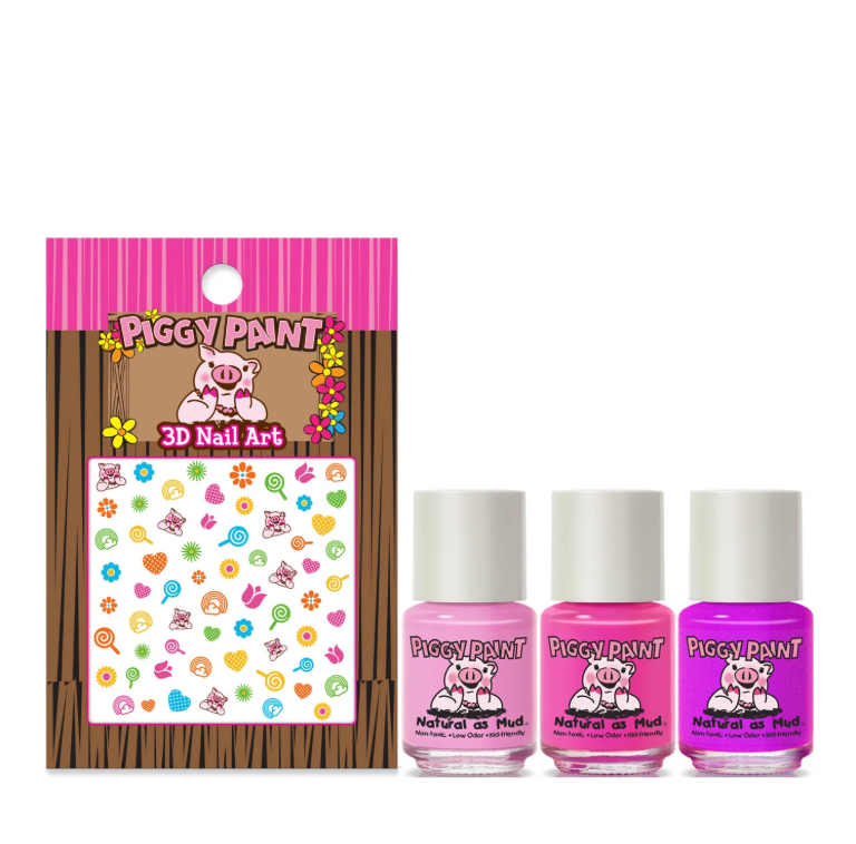 Rainbow Party Gift Set - Kids Non-toxic Nail Polish by Piggy Paint