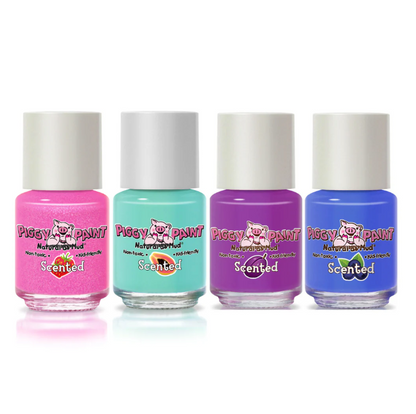 Scented Fruit Fairy 4 Polish - Gift Set - Kids Non-toxic Nail Polish by Piggy Paint
