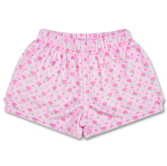 Pretty in Pink Plush Shorts