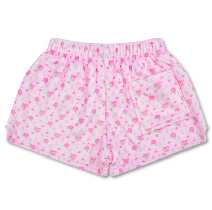 Pretty in Pink Plush Shorts