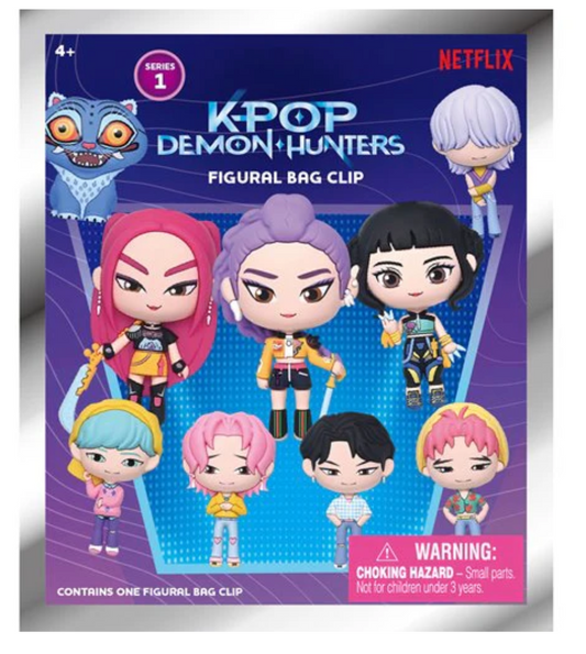 KPop Demon Hunters 3D Foam Bag Clip