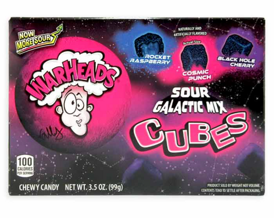 Warheads Galactic Cubes Theater Box