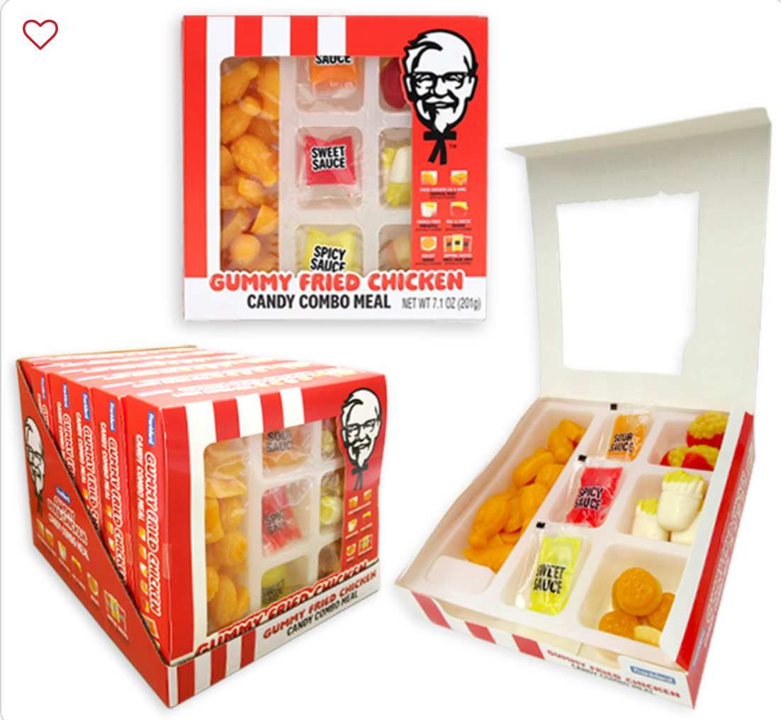KFC Gummy Fried Chicken Candy Meal