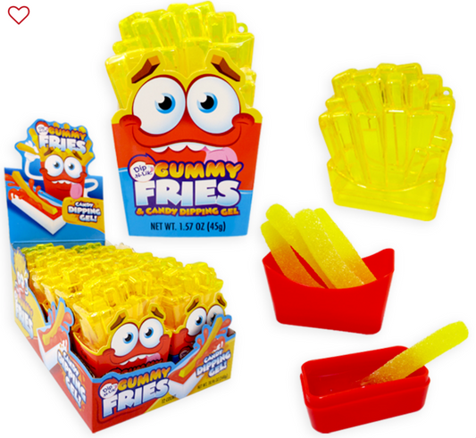 Gummy Fries Dip-N-Lik Fries & Dipping Gel