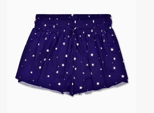 Navy Star Butterfly Shorts