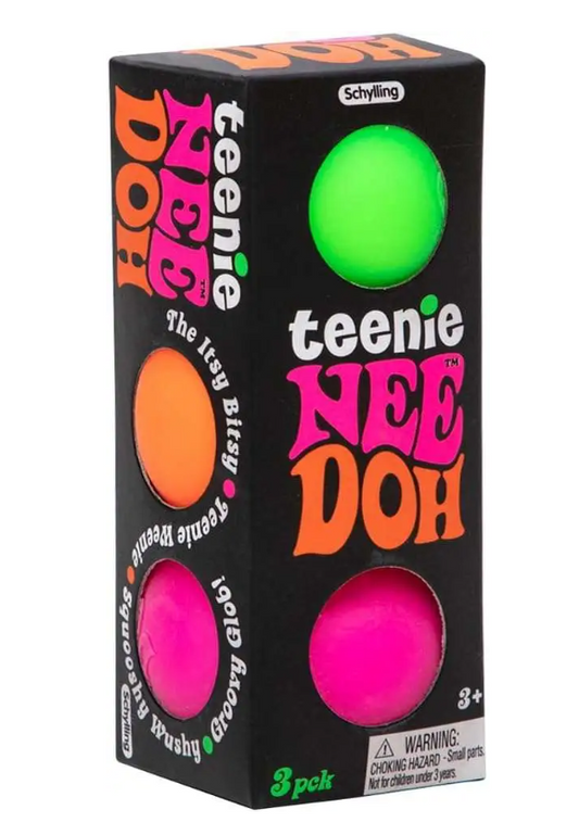 NeeDoh Teenie Groovy Glob Stress Ball 3-Pack