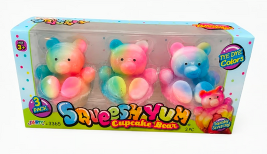 Squeeshy Yum Cupcake Bear
