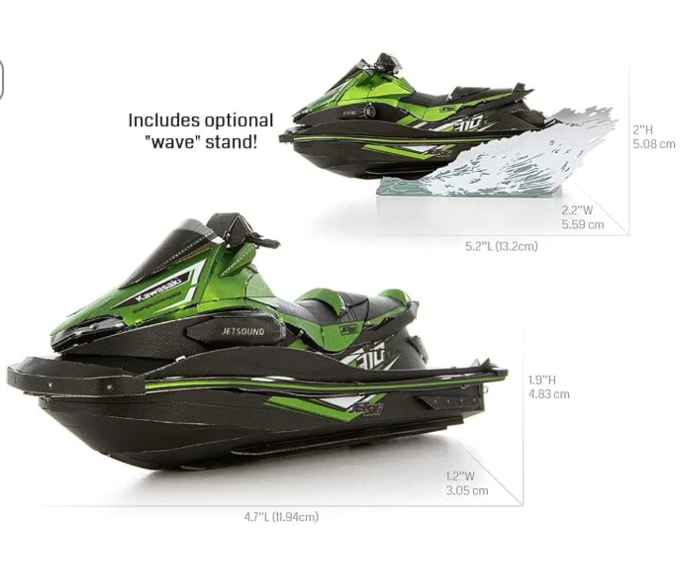Kawasaki Jet Ski Metal Earth