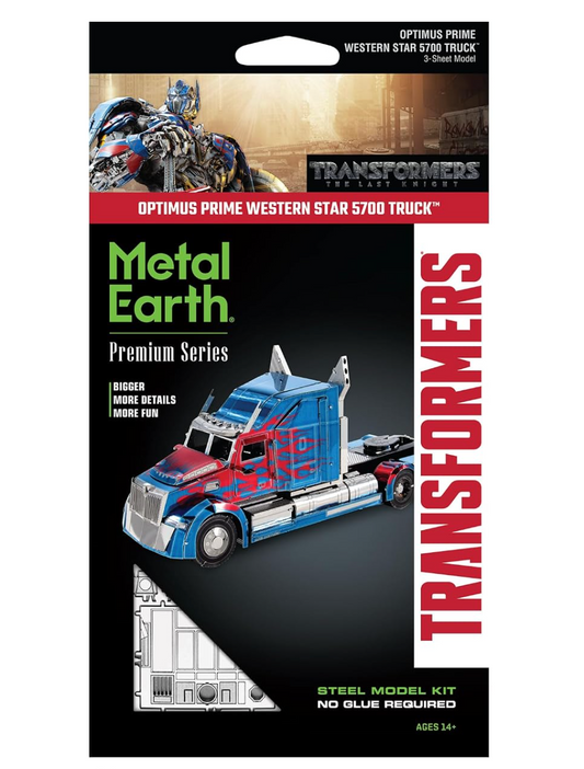 Optimus Prime Truck Metal Earth