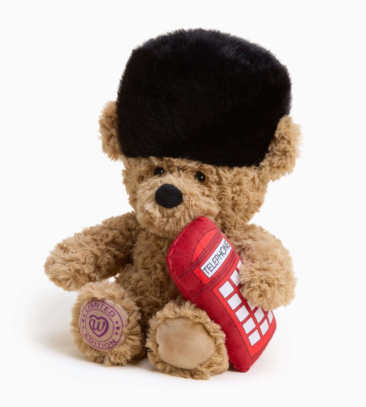 Brown Curly Bear World Tour Warmies