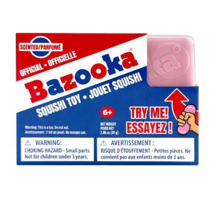 BAZOOKA Gum Scented Squishi Toy