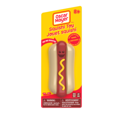 Oscar Mayer Squishy Hot Dog Toy