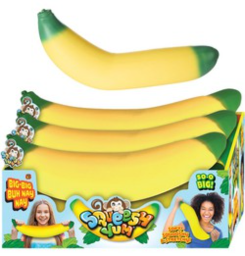 Jumbo SQEESHY 15" Banana Yum Stretch