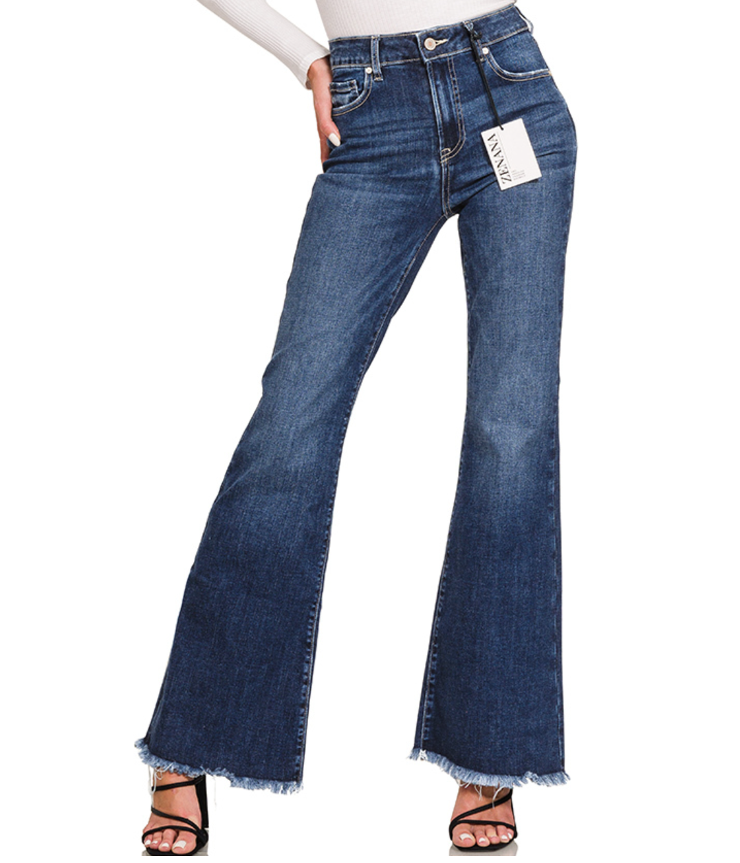 High Rise Bell Bottom Jeans