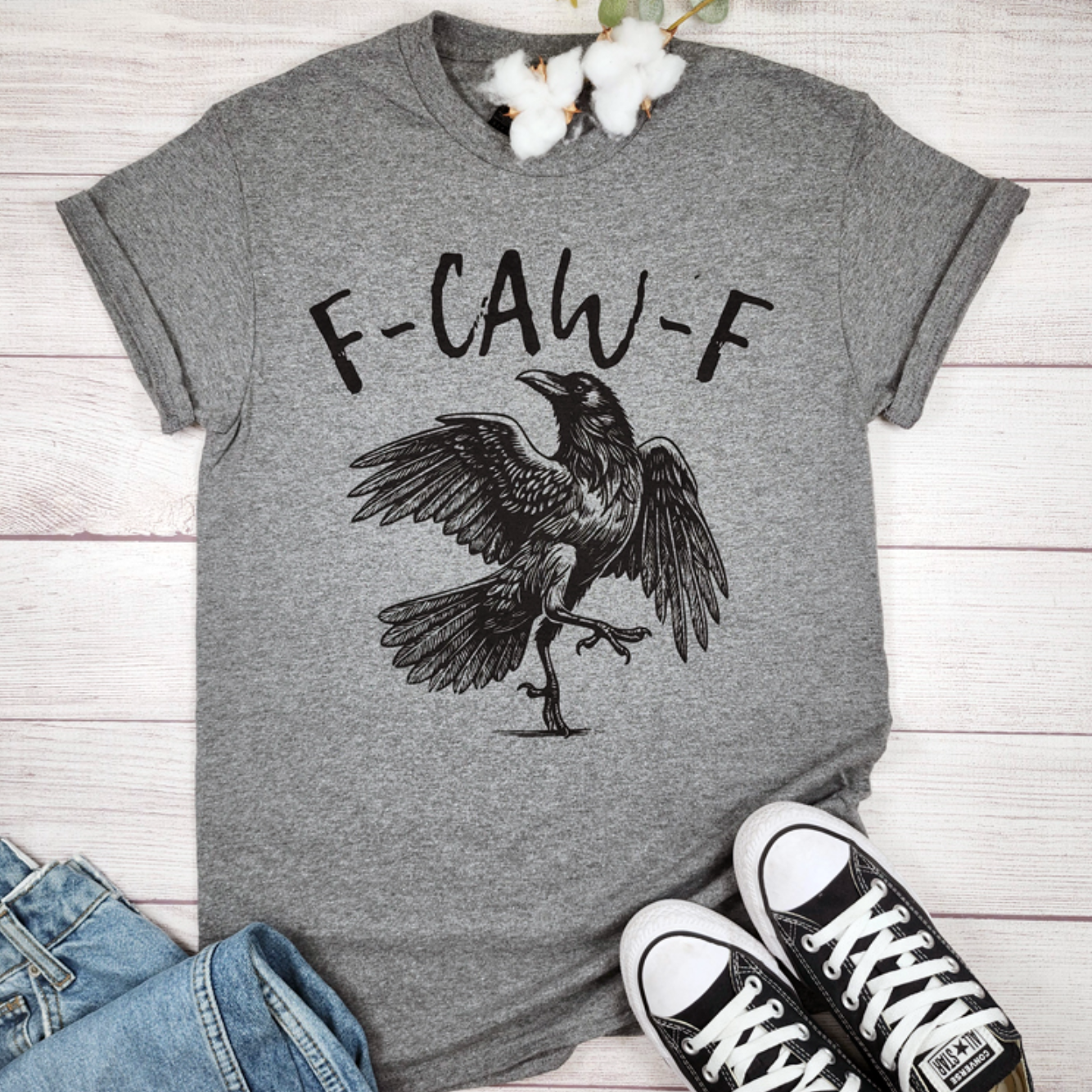 F-Caw-F Crow Tee