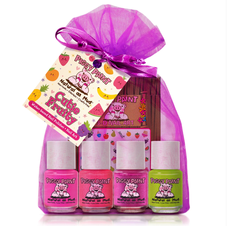 Cutie Fruity Gift Set - Kids Non-toxic Nail Polish by Piggy Paint