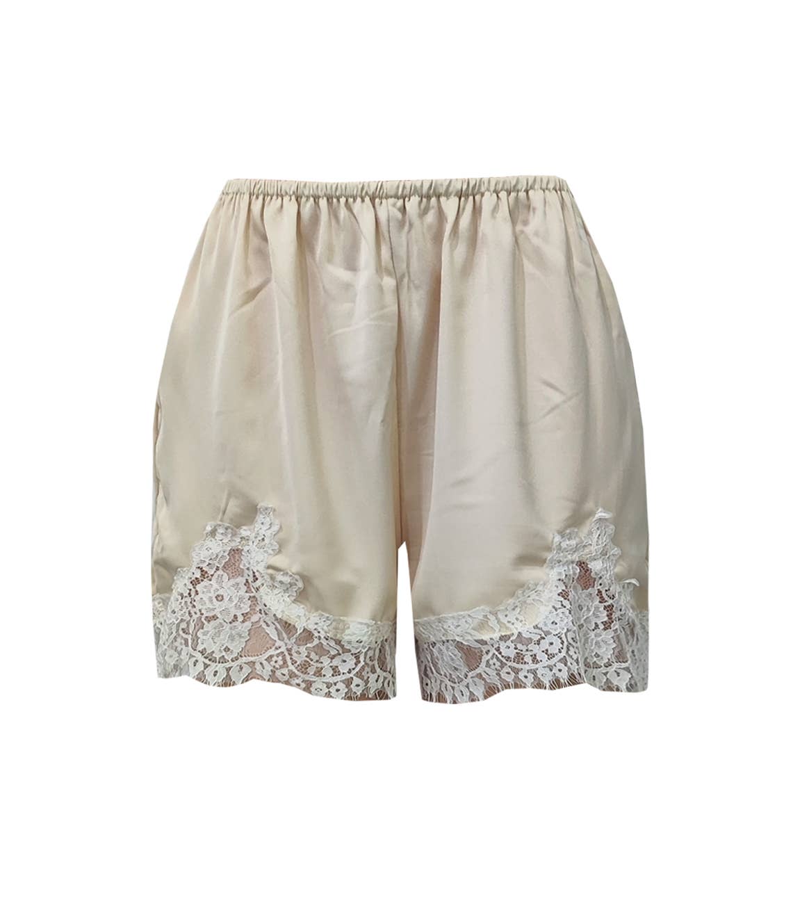 Lightweight Lace Trim Relaxed Fit Boxer Shorts