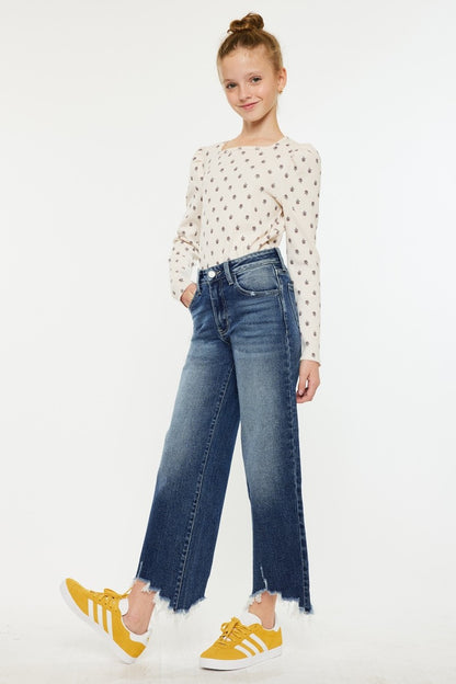 Youth High Rise Wide Jeans