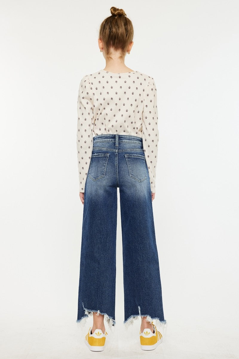 Youth High Rise Wide Jeans