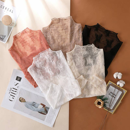 Lace See-Through Layering Top
