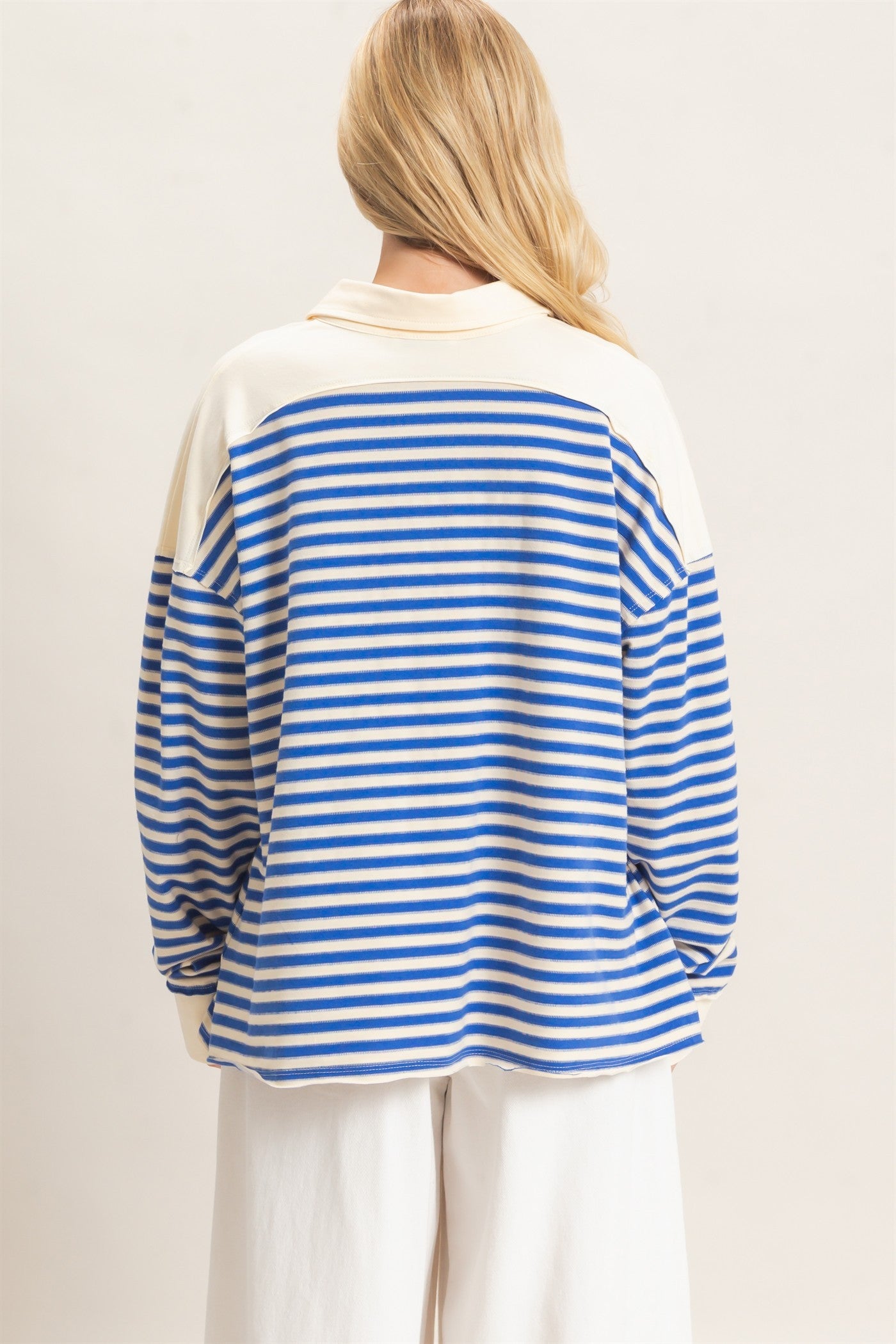 Striped Henley Top