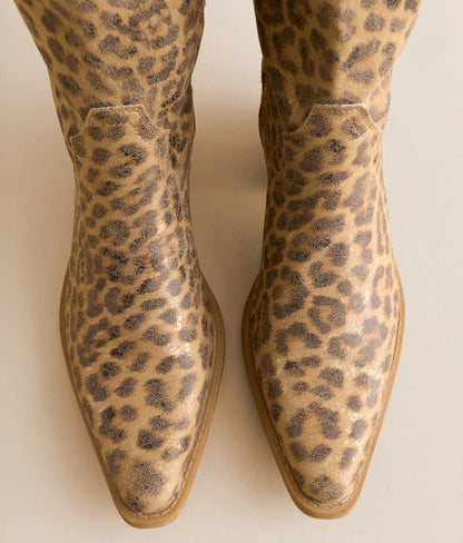 Tess Tall Leopard Boots