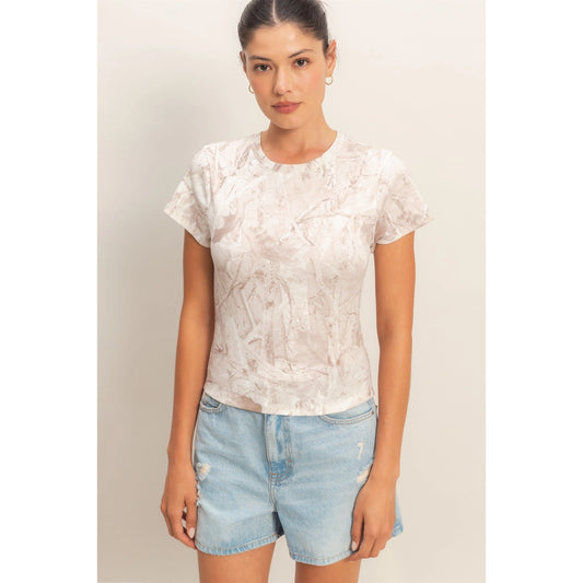 Fitted Crew Neck T-Shirt