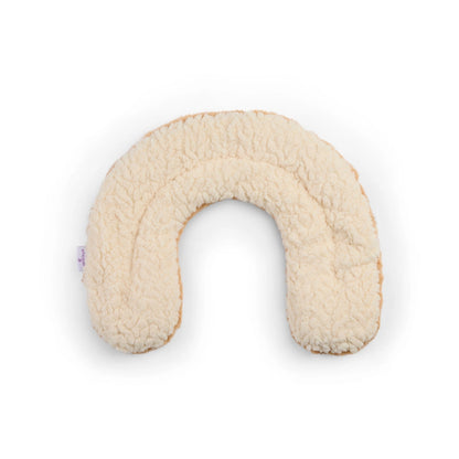 Brown Sherpa Curved Neck Wrap Warmies