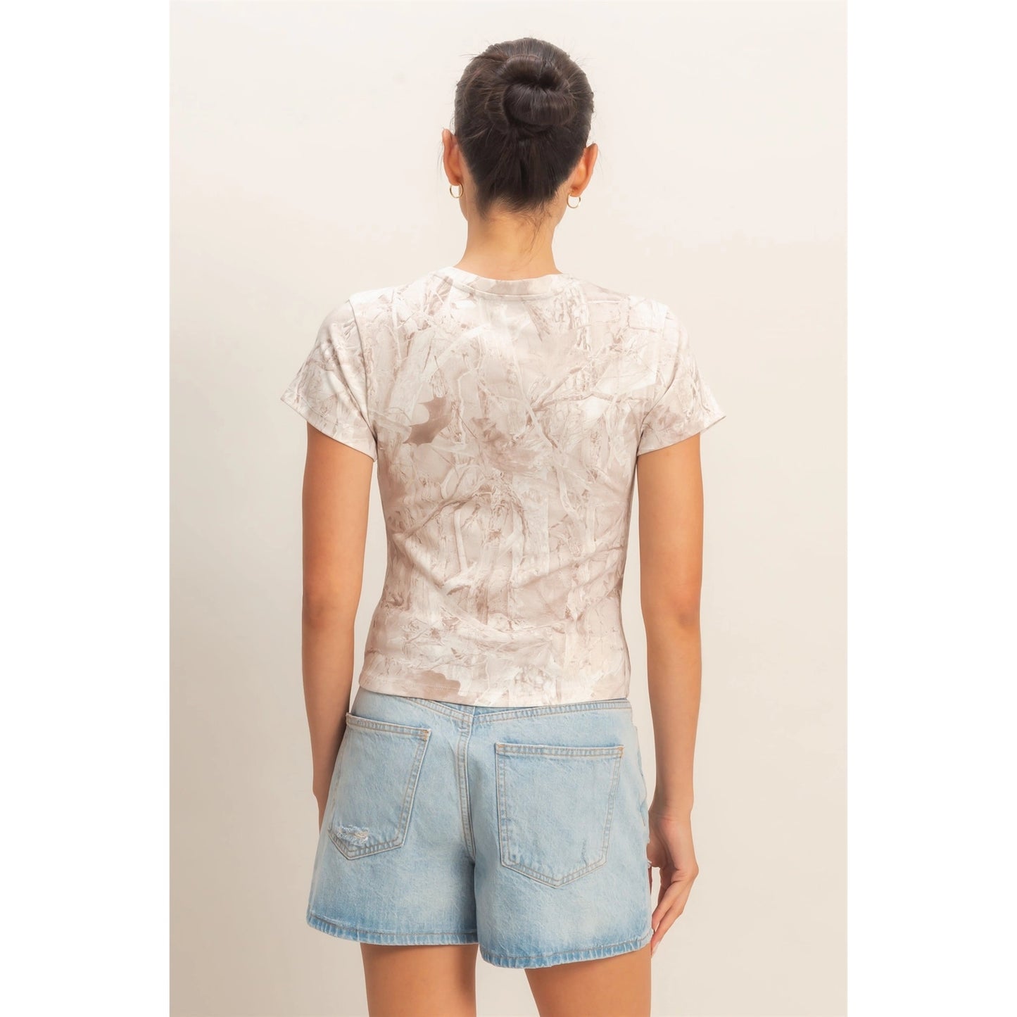 Fitted Crew Neck T-Shirt