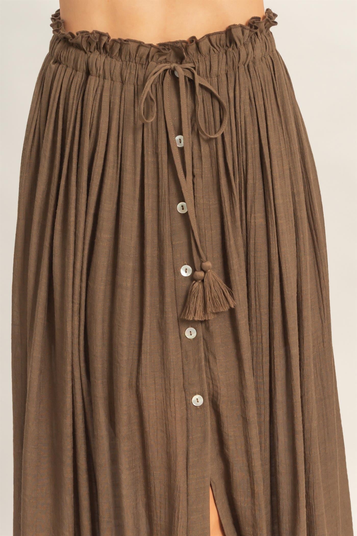 Smocked Top & Maxi Skirt Set